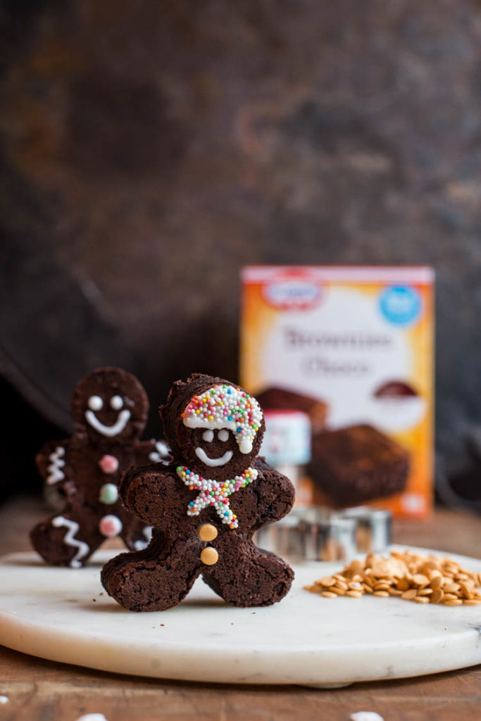 Gingerbread Man Brownies Ohmyfoodness