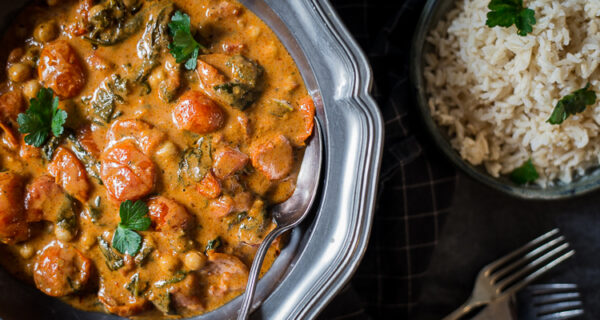 Kikkererwten Spinazie Curry Met Zongedroogde Tomaat Ohmyfoodness