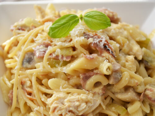 Goed gevulde Pasta Carbonara - OhMyFoodness