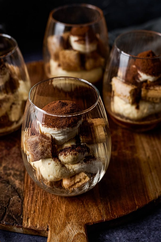 tiramisu in glas