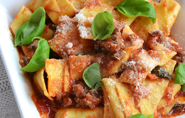 snelle pasta met tomatensaus