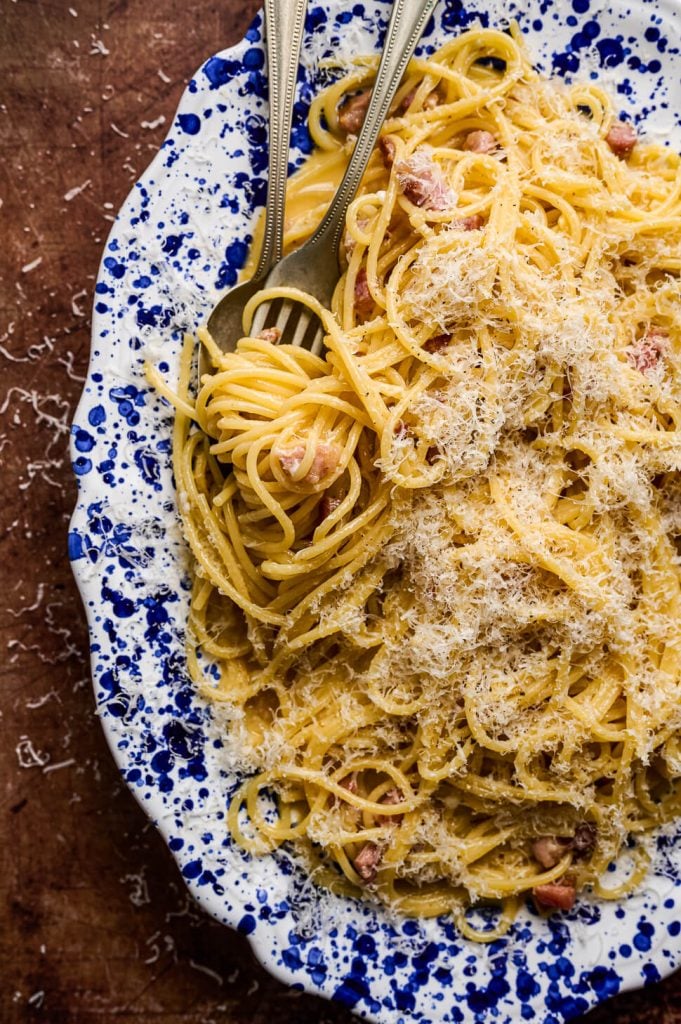 Pasta carbonara recept