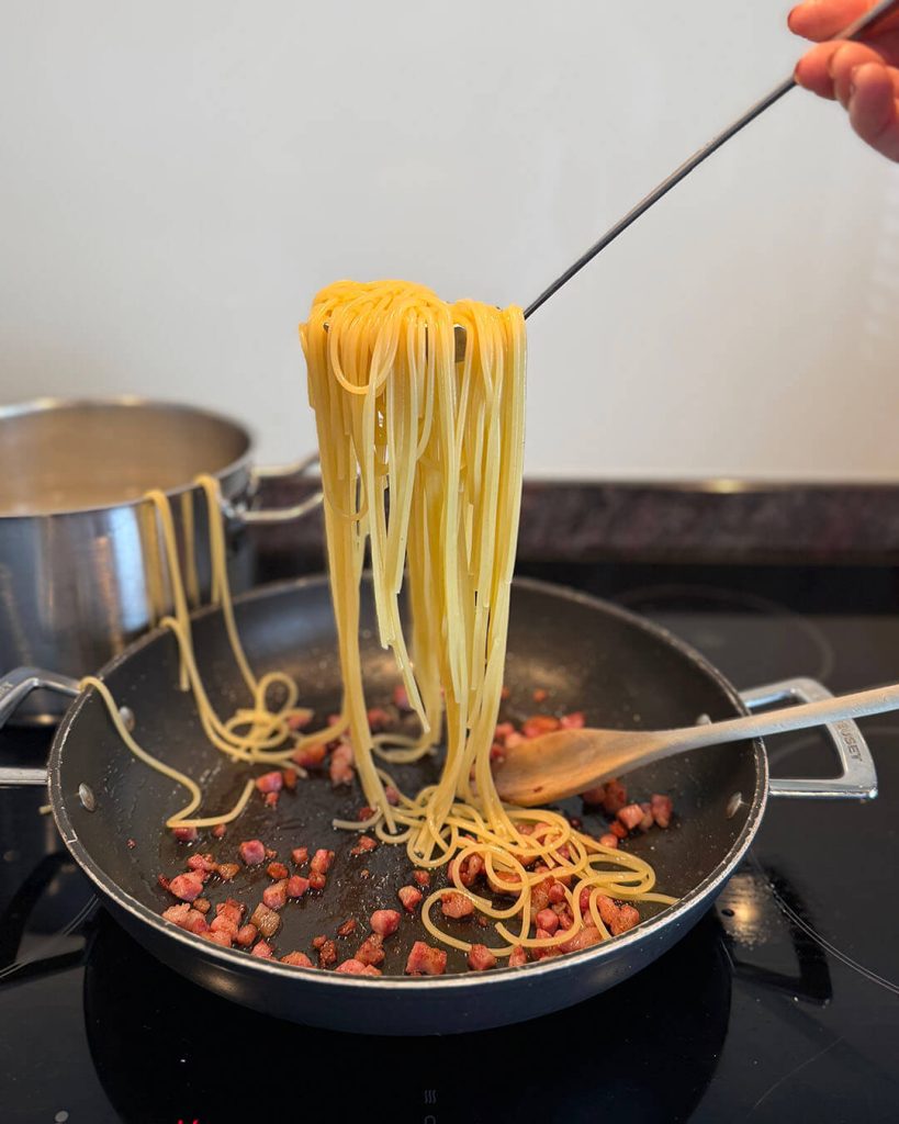 Pasta Carbonara: traditioneel recept 9 Pasta carbonara