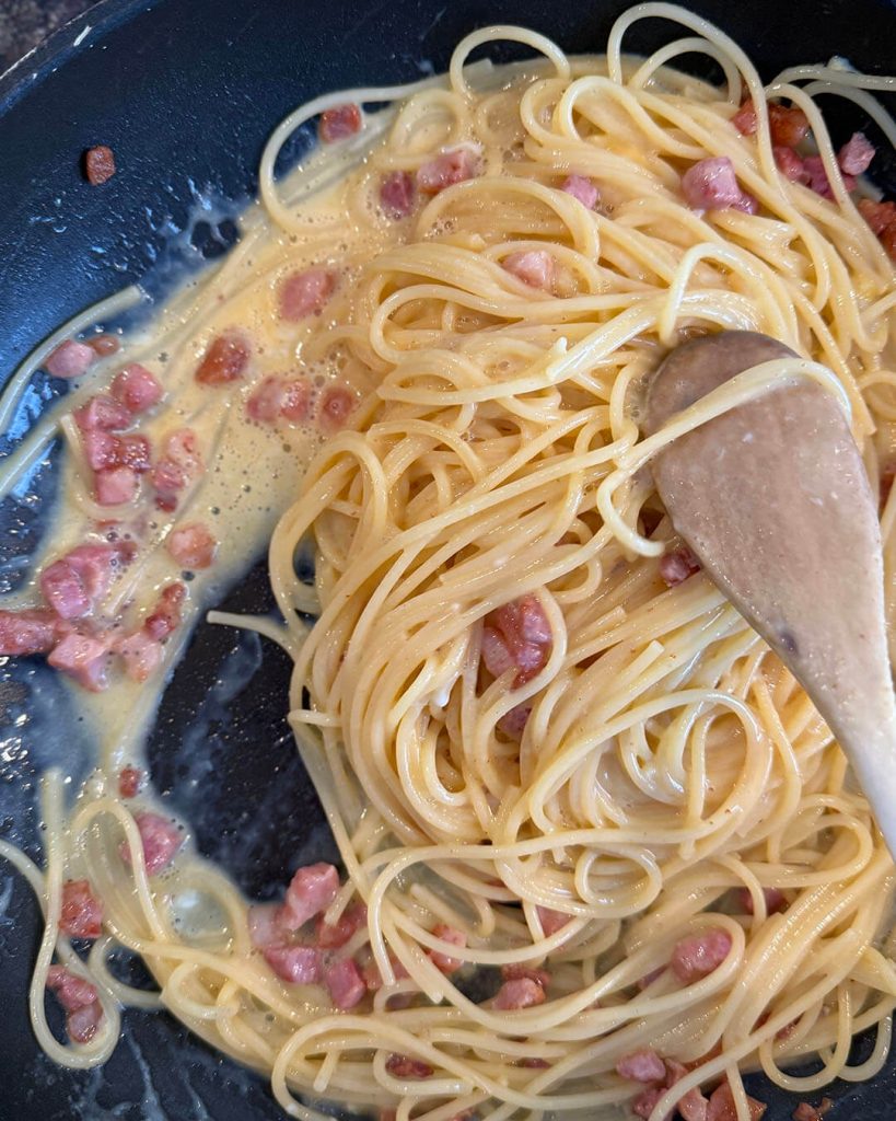 Pasta Carbonara: traditioneel recept 11 Pasta carbonara