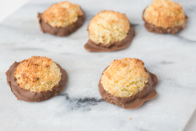 Kokosbollen met chocolade