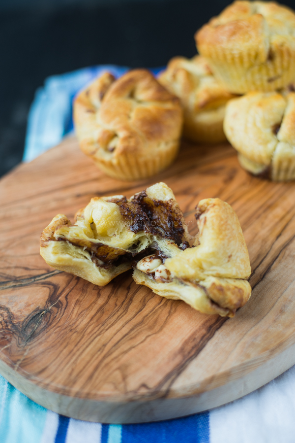 Triple Chocolate Croissantmuffins