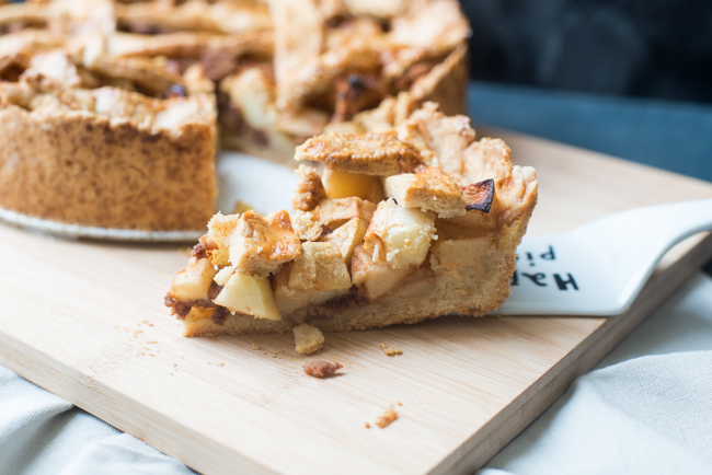 Appeltaart met speculaas