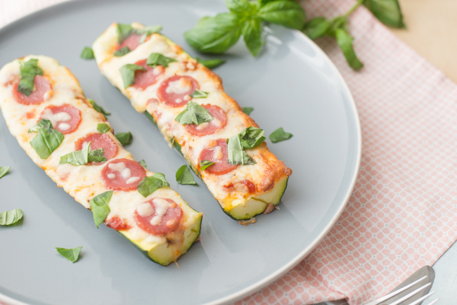 Pizza Courgettebootjes