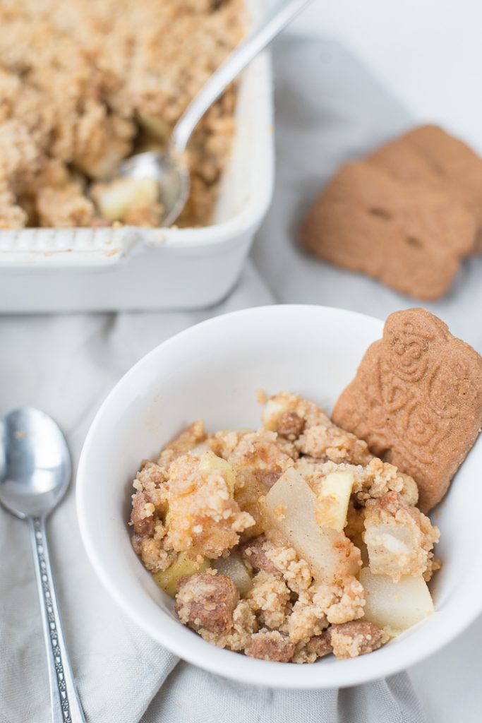 Video Appelperen crumble met speculaas OhMyFoodness