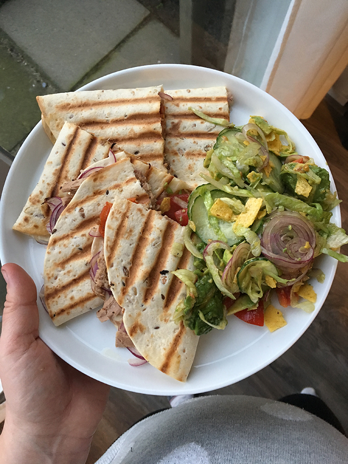 quesadillas