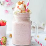 Aardbeiencheesecake milkshake