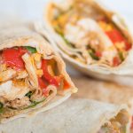 BBQ Pulled chicken wraps