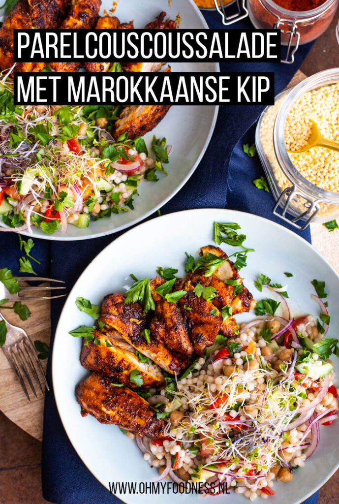 Parelcouscoussalade Met Marokkaanse Kip Van Donal Skehan - OhMyFoodness