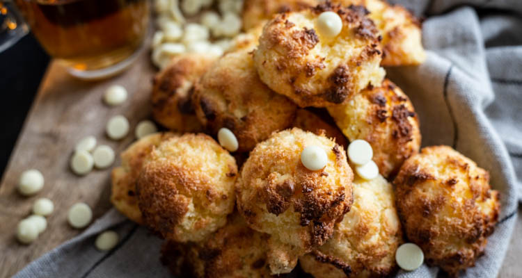 Kokosbollen met witte chocolade