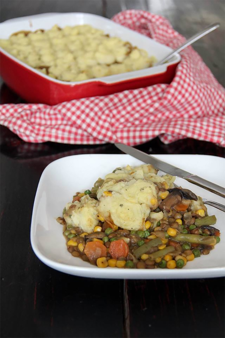 Joyce vegan sheppards pie