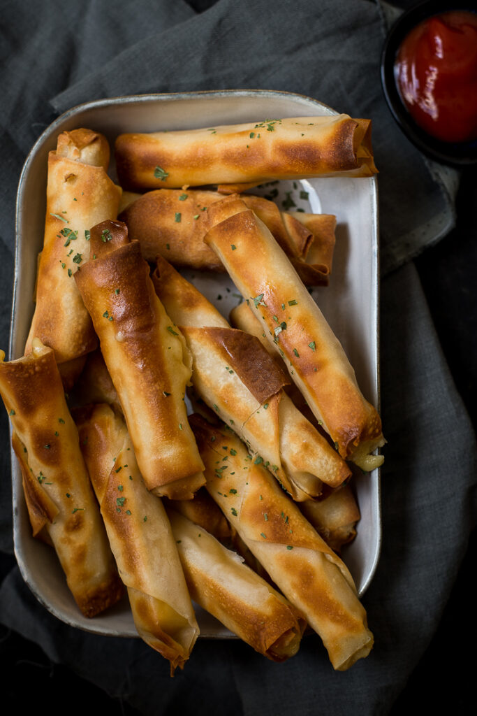 kaasstengels uit de airfryer