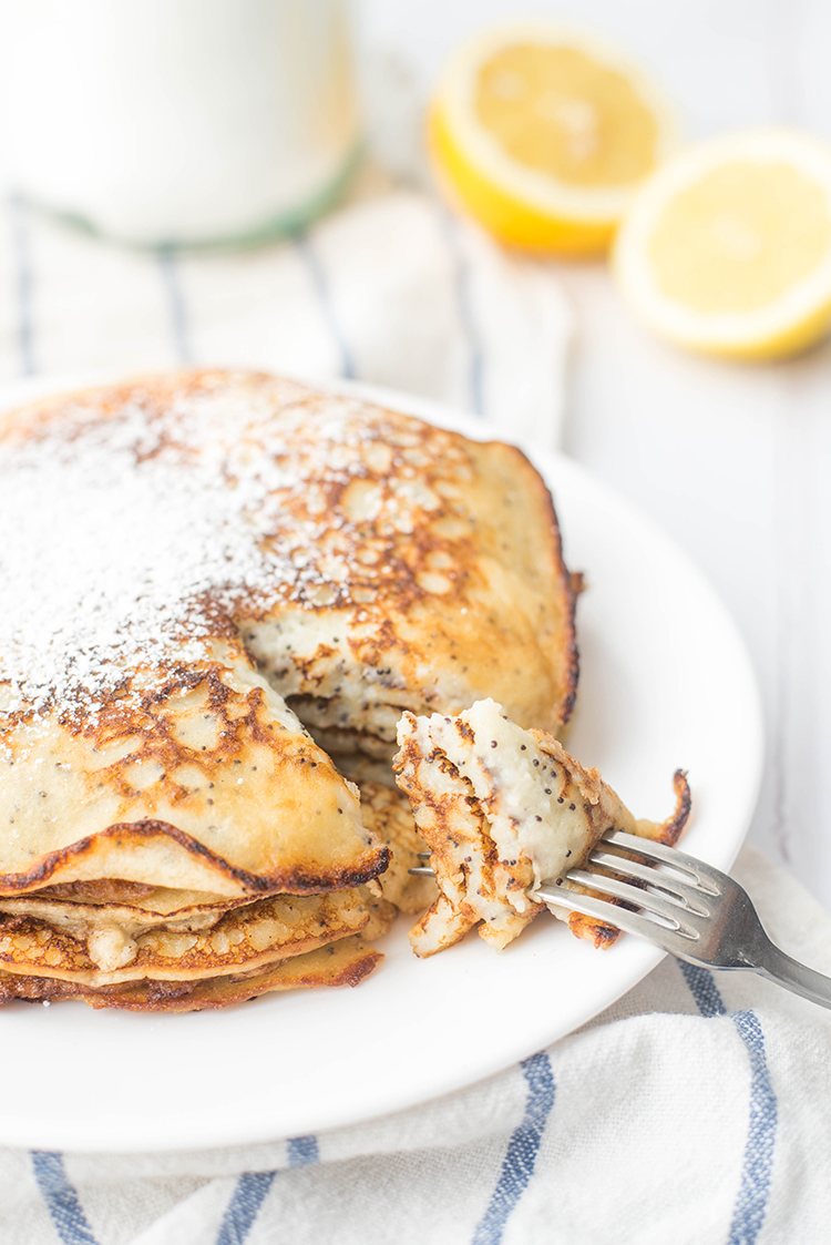 Lemon & Poppyseed Pancakes