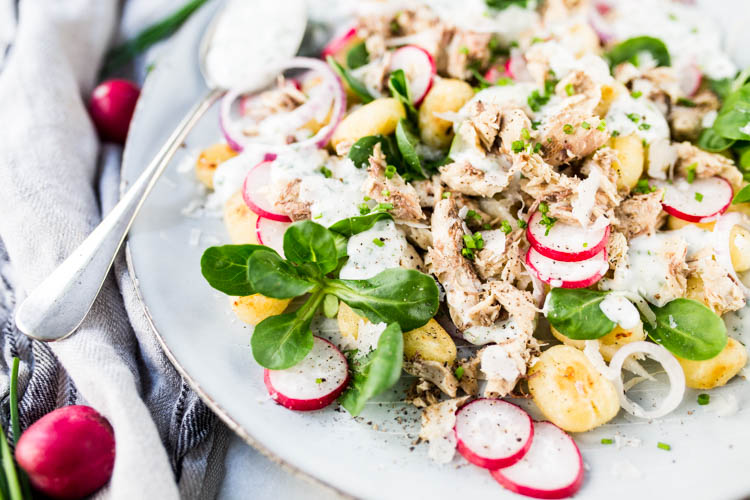 GebakkenGnocchi Salade met Makreel FI 2