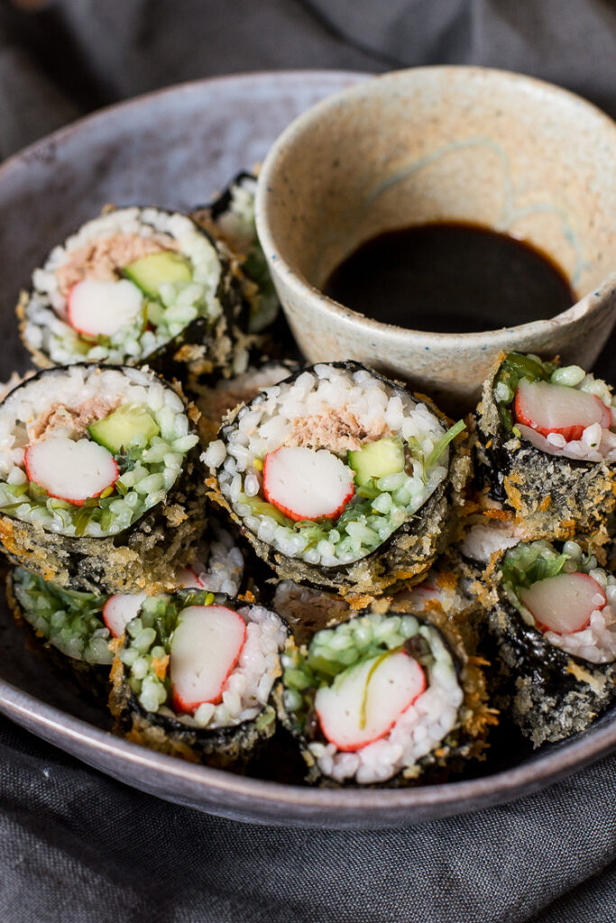 Krokante Sushi Uit De Airfryer - OhMyFoodness