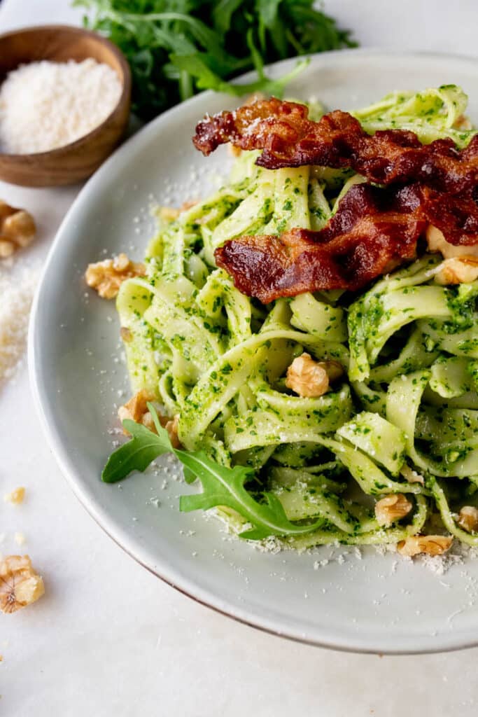 Tageliatelle Rucolapesto