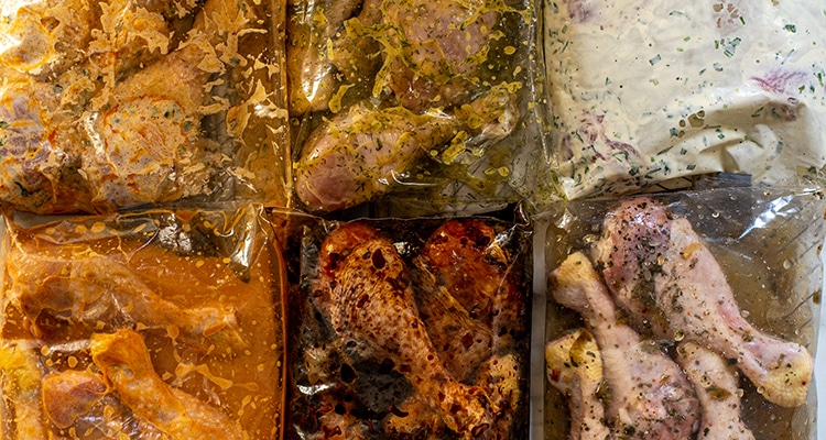 6x lekkere kipmarinades