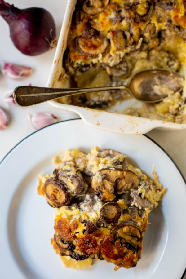 Champignon en Aardappel Gratin ST