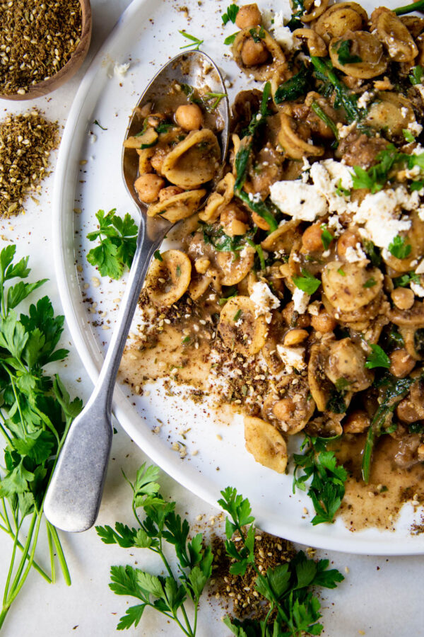 Gigli met Kikkererwten en Zaatar ST