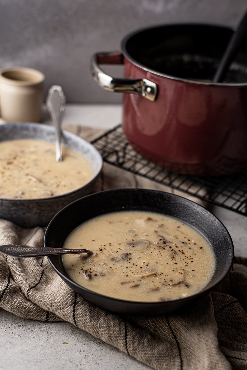 basisrecept dikke champignonsoep