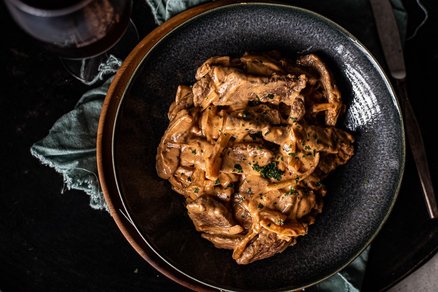 Boeuf Stroganoff