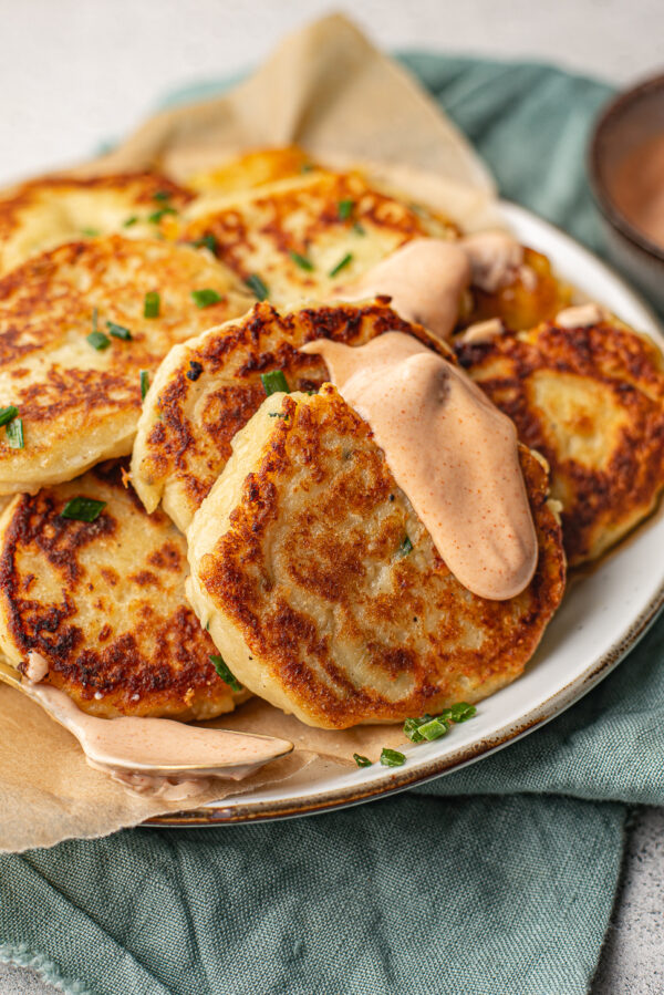 Leftover aardappelpannenkoekjes