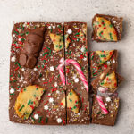 Leftover Rocky Road met kerstsnoep