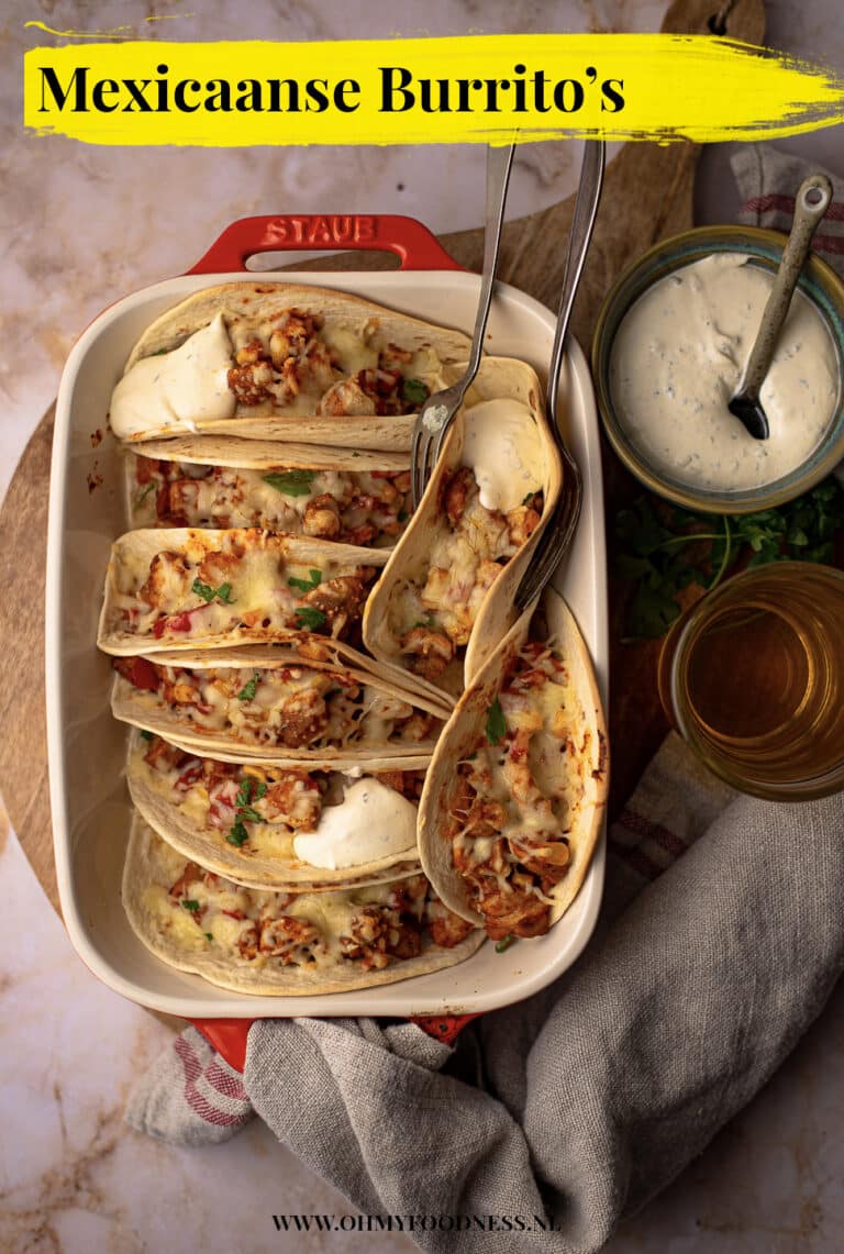Mexicaanse Burrito's zonder pakje OhMyFoodness