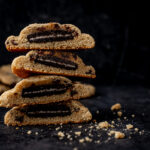 Oreo stuffed chocolatechip cookies