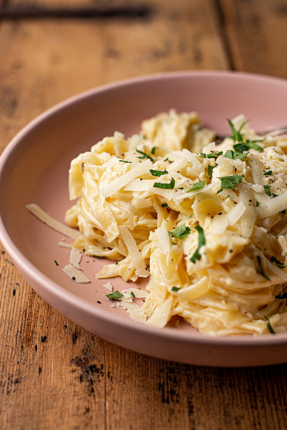 tagliatelle met knoflookroomsaus 1