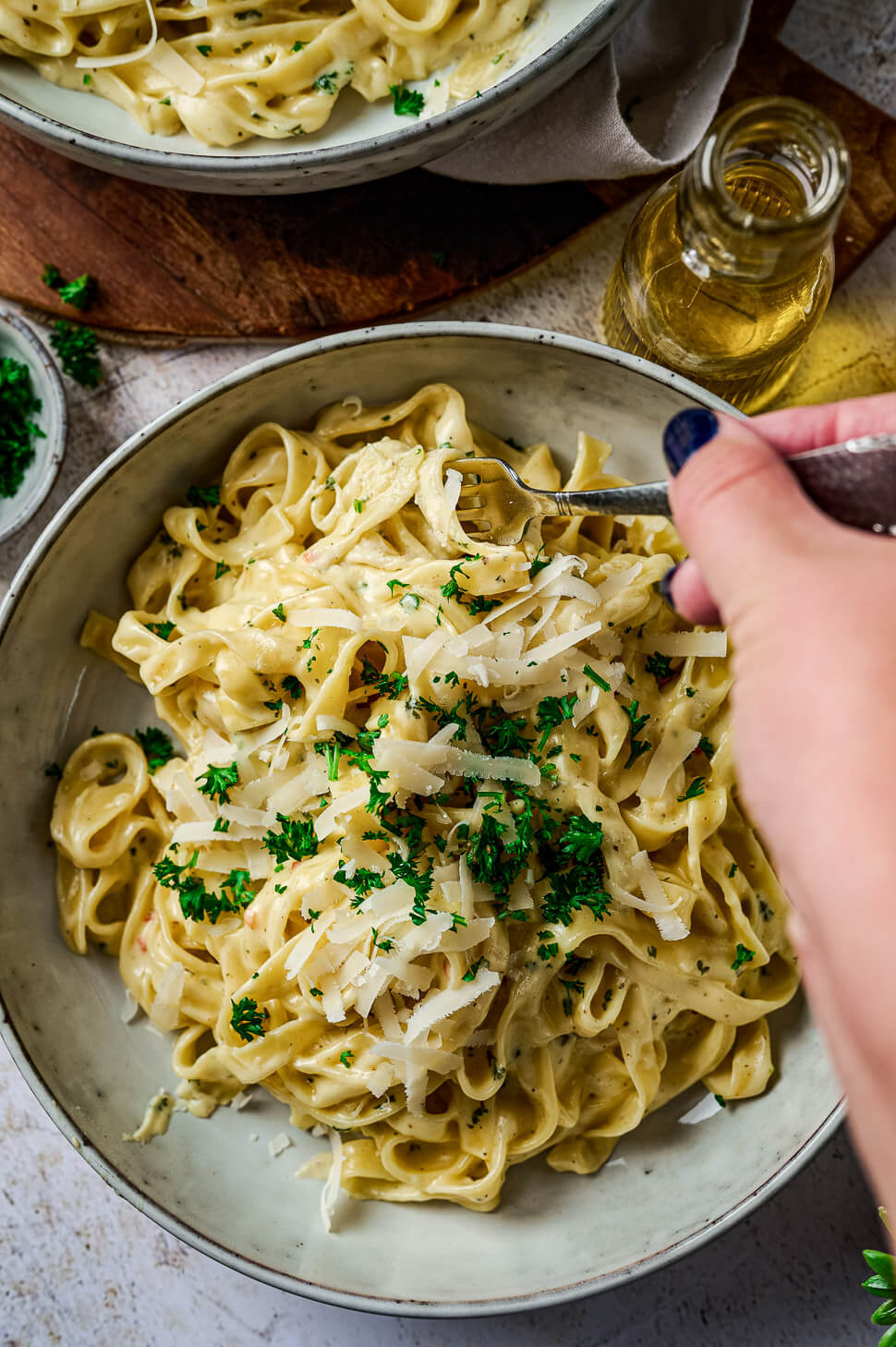 pasta met roomsaus