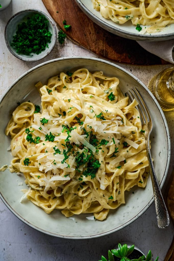 pasta roomsaus maken met kookroom