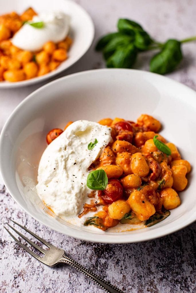 gnocchi met burrata