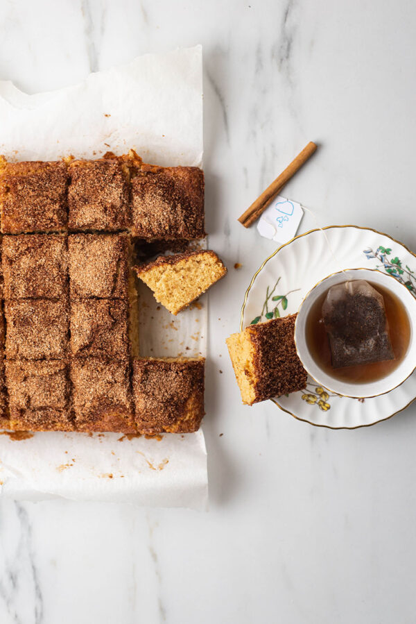 Snickerdoodle blondies