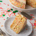 Birthday confetti cake