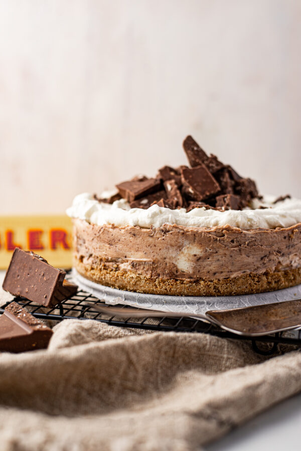 No bake toblerone cheesecake