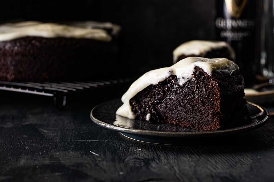 Chocolade-guinness cake