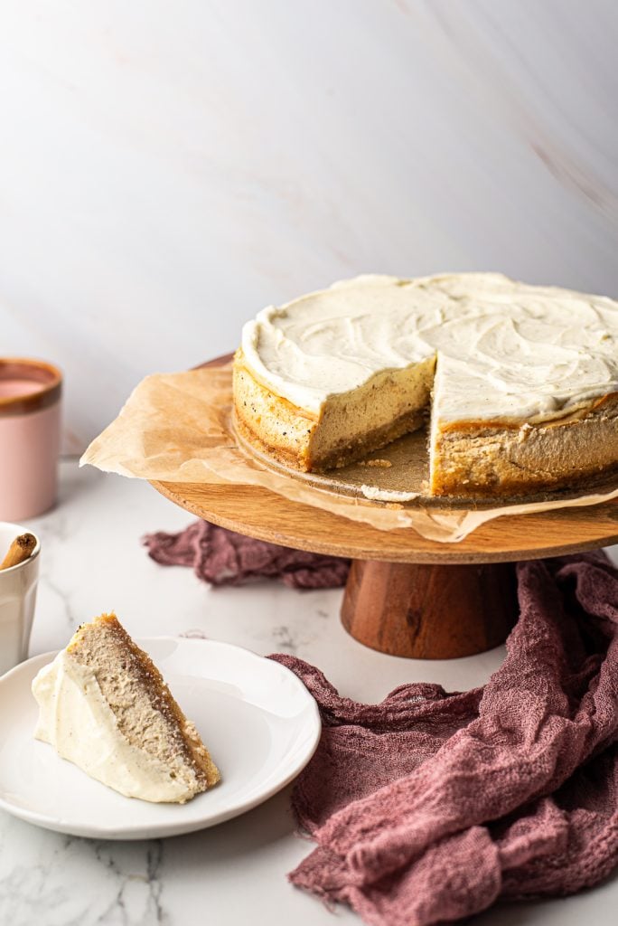 Ketoproof cinnamonroll cheesecake