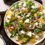 Krokante smashed potato salade