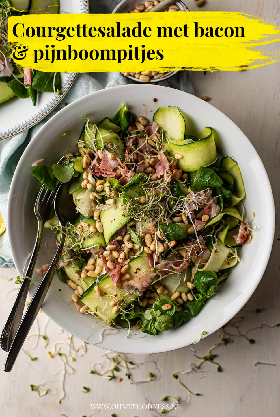 rauwe courgettesalade