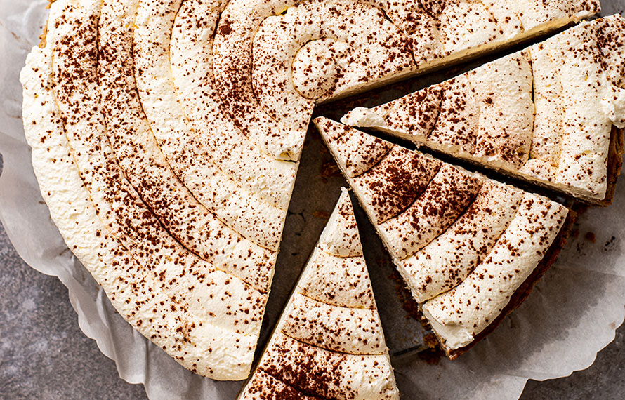 No bake cappuccino cheesecake