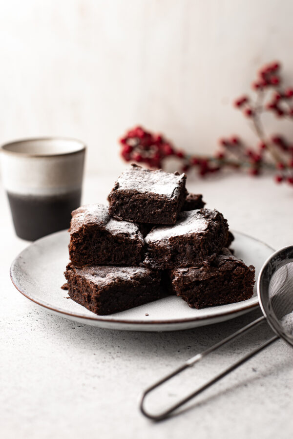 Gingerbread brownies