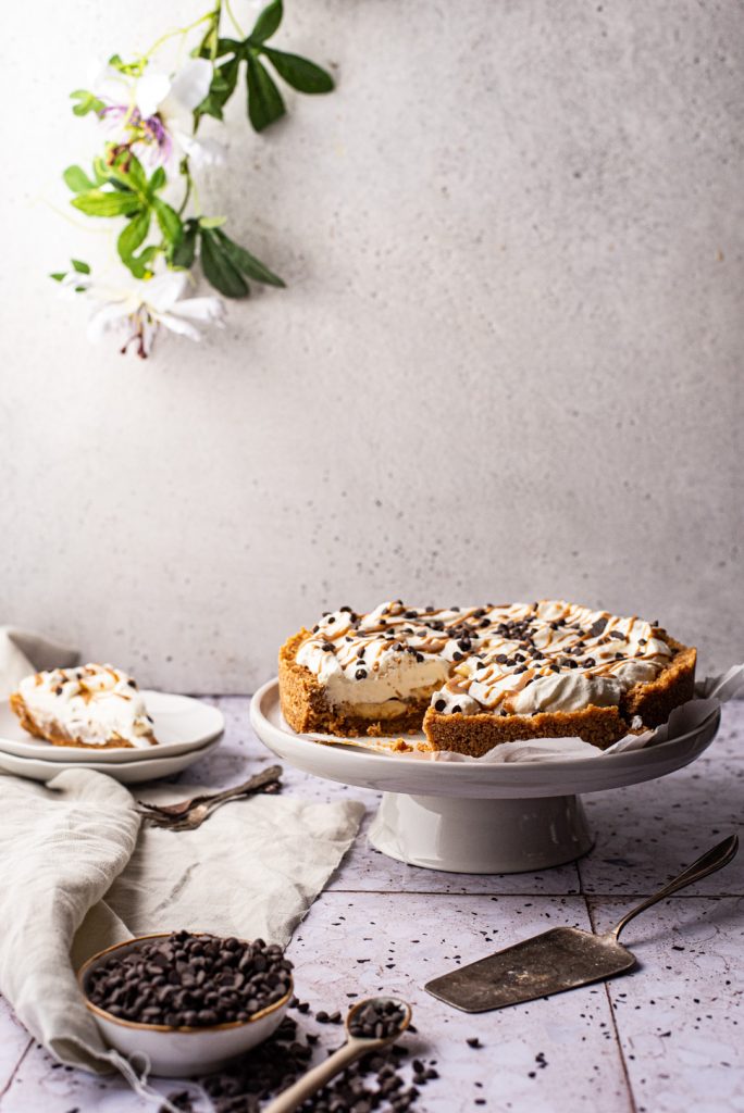 Banoffee pindakaastaart