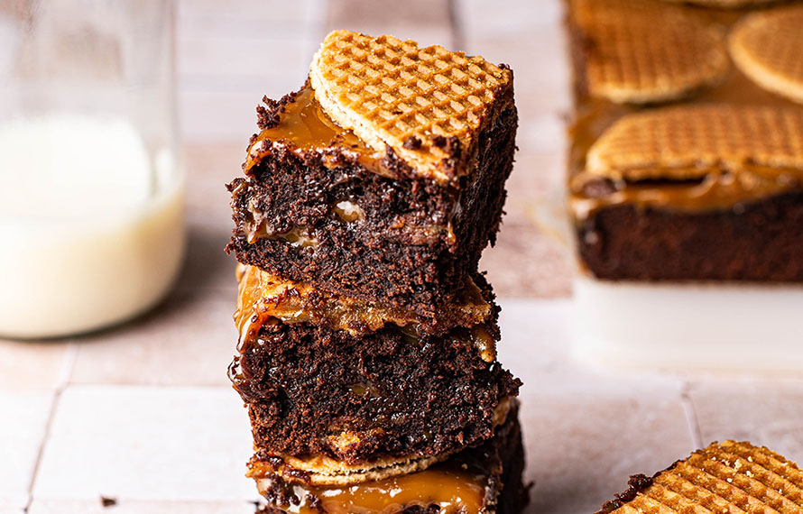 Stroopwafelbrownies