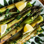 prei & groene asperges van de BBQ