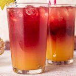 Tequila sunrise mocktail